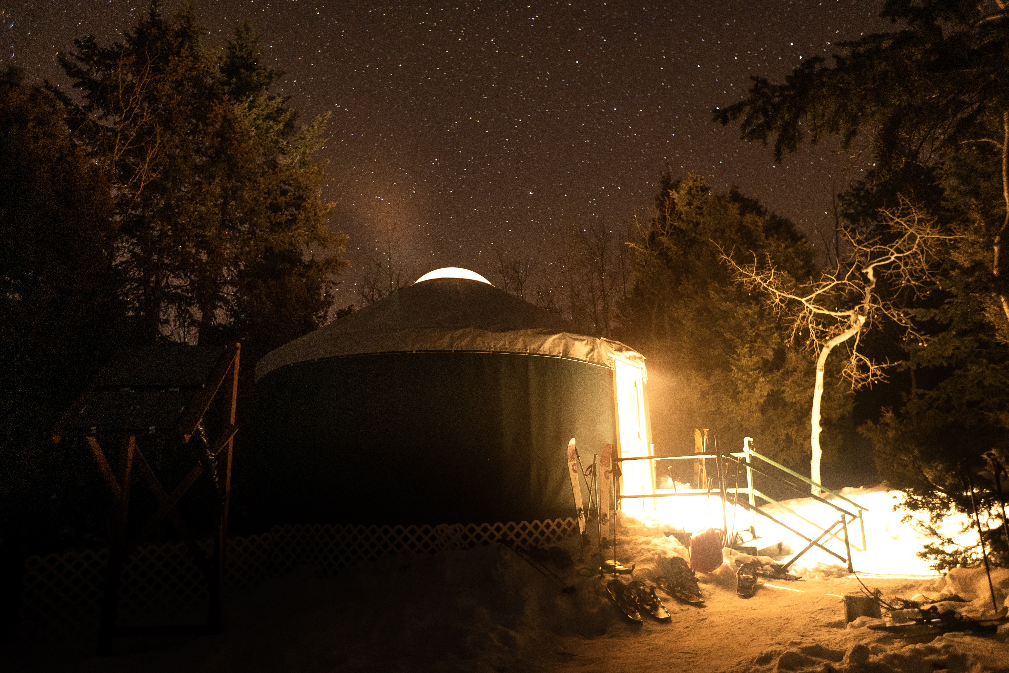 Winter Yurts in Utah