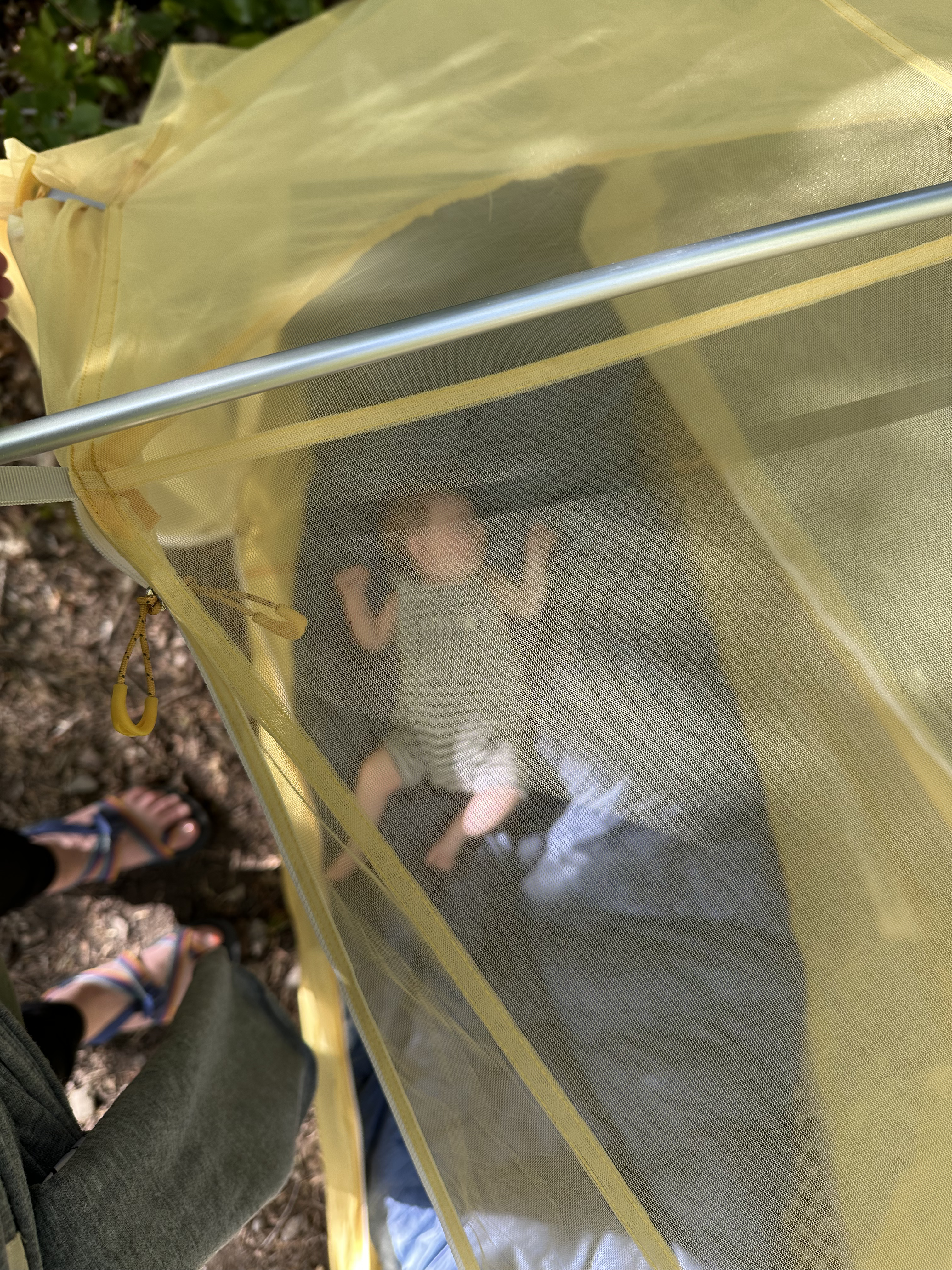 Camping & Backpacking with Babies - Sleep Setup