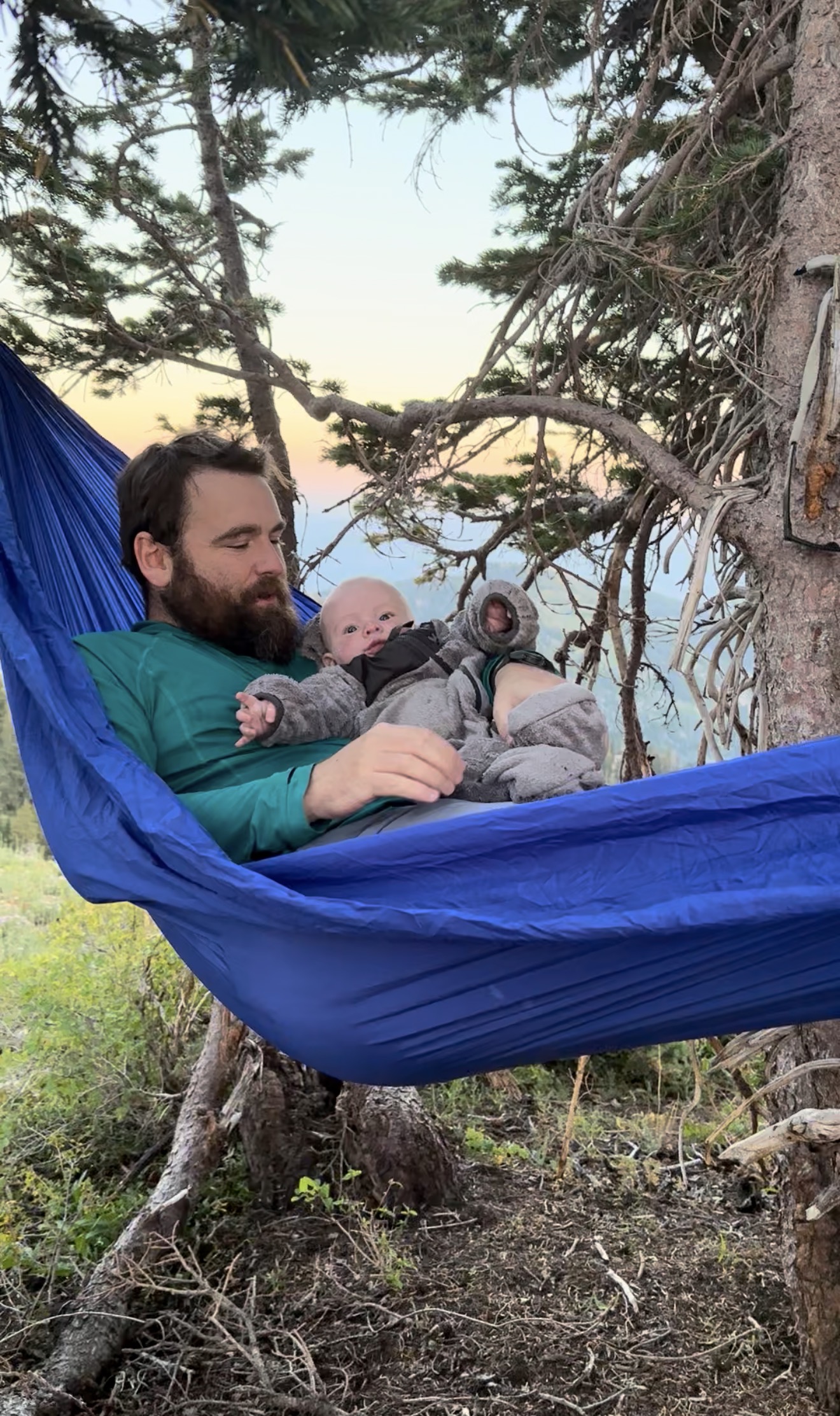 Baby camping hammock
